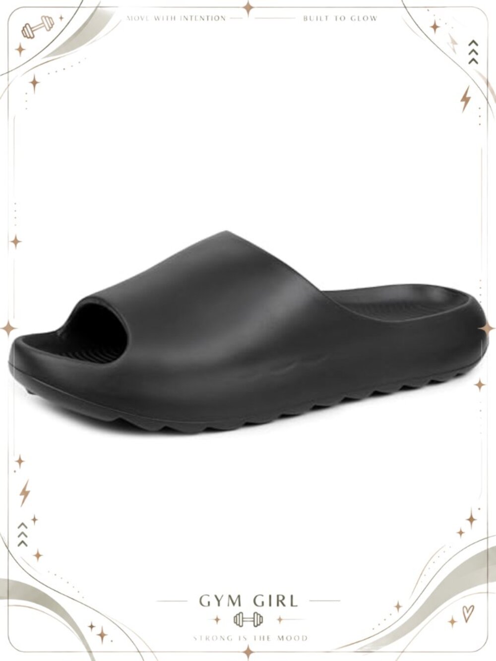 Mens Slides EVA Foam Waterproof Arch Support Cloud Comfort Slip On Sandals
